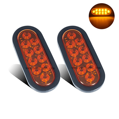 6 Inch Oval Trailer Tail Lamps
